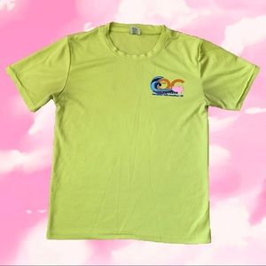 OC Running Festival Marathon Neon Yellow Dri-Fit T-Shirt